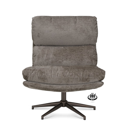 Joppe Fauteuil - Taupe - Stof movie