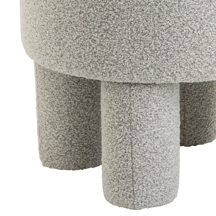 Poef Demi - Bouclé Naturel