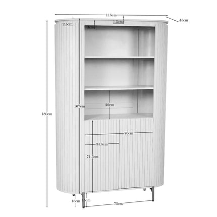 Solana Wandkast - Zand - 115 cm