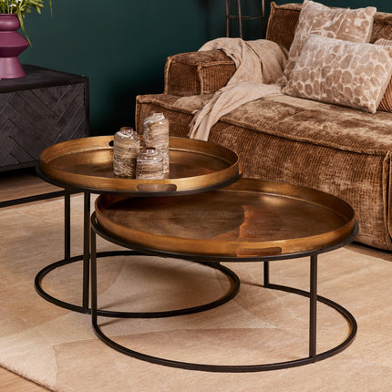Vionne Salontafel - Goud - 78cm