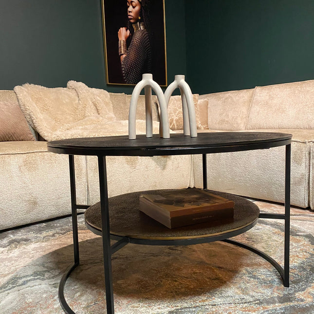 Fiffy Salontafel - Goud - Ø80cm