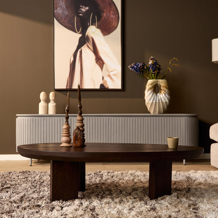 Zillah Salontafel - Eikenbruin - 130 cm