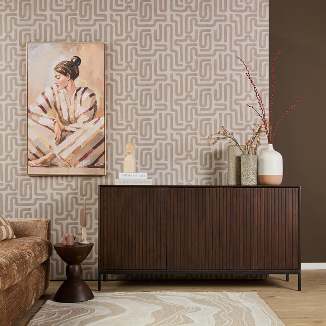 Madison Dressoir - Bruin - 165 cm