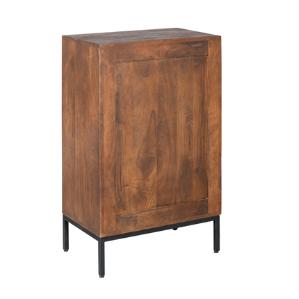 Sjoerd wijnkast - Hout - Bruin