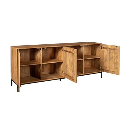 Madison Dressoir - Naturel - 210 cm