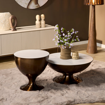 Sydney Salontafel - Marmer - Set van 2