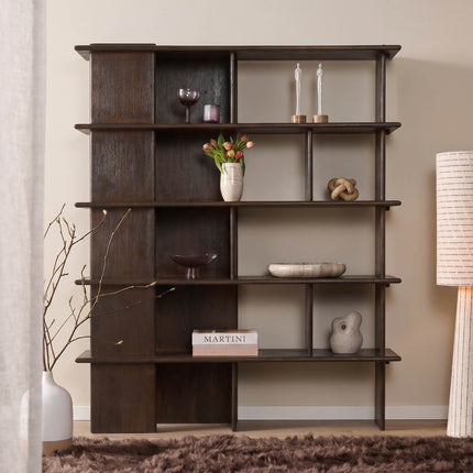 Lina Wandkast - Bruin - 150 cm