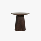 Sophie Bijzettafel - Donkerbruin - ø50cm - NØBLE