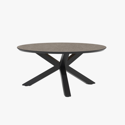 Tiera outdoor - Omnigo Dining Table Trespa Dark Basalt 150 cm Charcoal